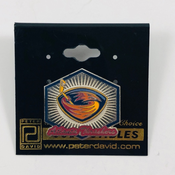 Atlanta Thrashers Enamel Lapel Jersey Pin + BONUS - Picture 2 of 6